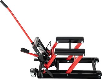 OEM Elevador Hidr&aacute;ulico Para Motocicletas, Capacidad De 680 Kg, Dise&ntilde;o F&aacute;cil De Usar, Color Negro Y Rojo
