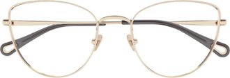 Chlo&eacute; Ch 0319O Cat-eye Frame - Dames - Brillen - Beige - ONE Size - Accessoires