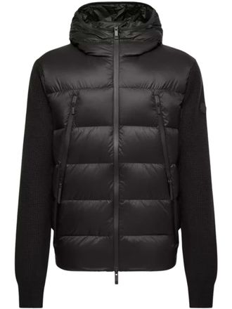 Moncler Black Quilted Hood Jacket