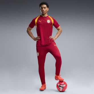 Puma Galatasaray S.K. Pantaloni da training da uomo, Abbigliamento, Rosso, XXL