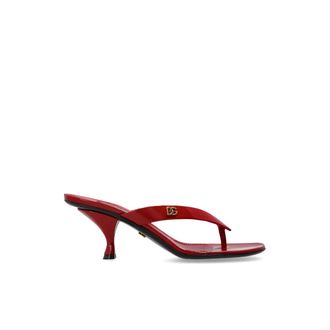 Dolce & Gabbana Dames, Schoenen, Rood, Maat: 38 1/2 EU Leer
