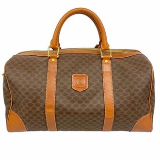 Celine Brown Pvc Boston Bag (Pre-Owned)