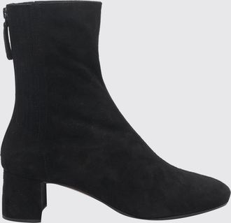 Aquazzura Stivaletti Saint Honor&egrave; in pelle scamosciata con tacco medio