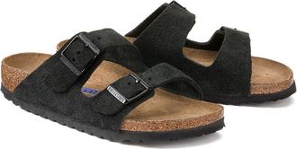 Birkenstock Muiltjes in su&egrave;deleer Arizona, made in Europe