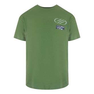Plein Sport Korte Mouw T-shirt in Olijf