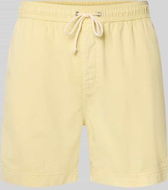 GANT Regular Fit Shorts mit elastischem Bund Modell SUNFADED in Hellgelb, Gr&ouml;&szlig;e XXXL