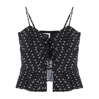 Isabel Marant Sleeveless Tops, female, Black, Size: 2XS Dolma Top