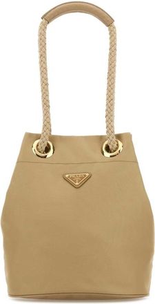 Prada Sand Re-Nylon Prada Mariner Bucket Bag
