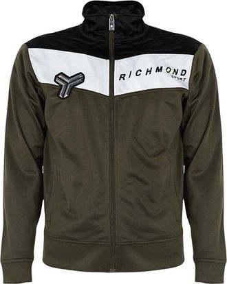 John Richmond Sweatshirts & Hoodies - Heren - Sport - Groen - Maat: XL