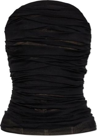 Balenciaga Tops, Dames, Zwart, S, Katoen, Fitted Bustier Top