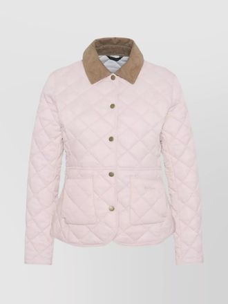 Barbour quilted fitted jacket