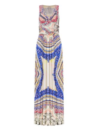Etro abstract-print dress - White