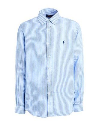 Ralph Lauren CUSTOM FIT STRIPED LINEN SHIRT