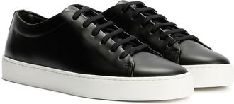 Jak Royal Leather Mens Black Trainers - UK 9.5