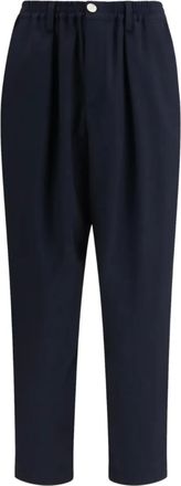 Marni Wollen plooibroek - Blauw