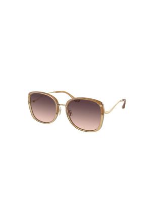 Coach Womens HC7157D-5736U8-58 HC7157D 58 5736U8 Fashion Sunglasses - Beige - One Size