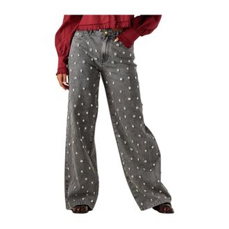 Harper & Yve Dames Jeans Mayra-pa - Dames - Broeken - Grijs - Maat: W28 Wol