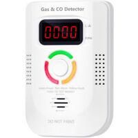 OEM Detector De Fugas De Gas Enchufable, Detector De Mon&oacute;xido De Carbono, Detector De Gases Combustibles, Blanco, Enchufe Est&aacute;ndar Europeo. - Crezuo