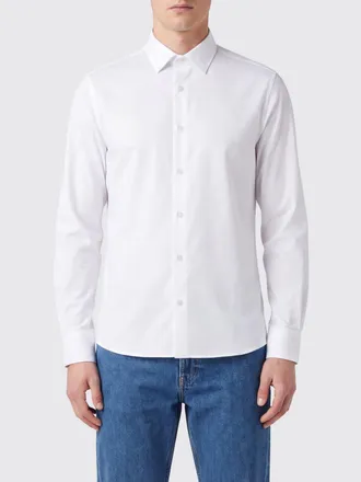 Roberto Ricci Design Long-Sleeved Polyamide Jersey Shirt with French Collar