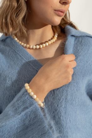 LI&Eacute; STUDIO Bracelet The Mary, Womens, Beige