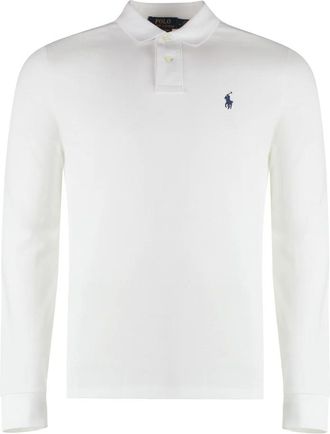Ralph Lauren Polo de manga larga de algod&oacute;n - Tops - Hombre - Blanco - 2XL