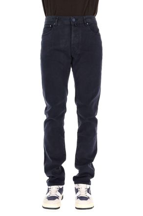 Jacob Cohen Scott Fit 5-Pocket Peach Hand Dyed Lyocell-Cotton Pants