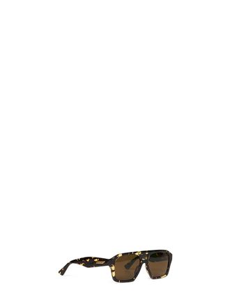 Bottega Veneta Womens Aviator Sunglasses Havana-Brown Multicolour Acetate Glasses & Frames