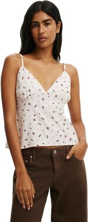 Cotton On Womens The Daydream Cami in Indy Pinstripe Ditsy at Nordstrom, Size 10