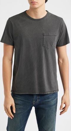 AG - Adriano Goldschmied Nick Cotton Pocket T-Shirt in Heritage Black at Nordstrom, Size X-Large