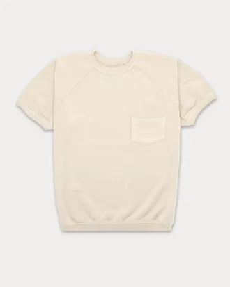 Fortela Highway Short-Sleeve Brushed Jersey Sweatshirt in Ecru at Nordstrom, Size X-Large