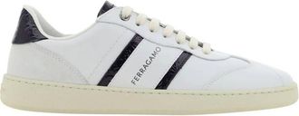 Ferragamo Achille 2 Low-Top Sneakers, Size 7.5