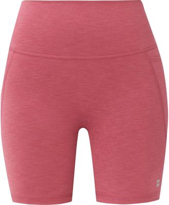 Sweaty Betty Ultimate Move High Waist Pocket Bike Shorts in Sienna Pink Marl at Nordstrom, Size X-Small