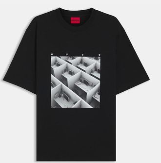 HUGO BOSS Mens 10266462 01 - Black - Size: 44