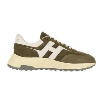 Hogan Hyperlight leren sneakers - Heren - Sneakers - Bruin - 39 1/2 EU - Leer - Schoenen
