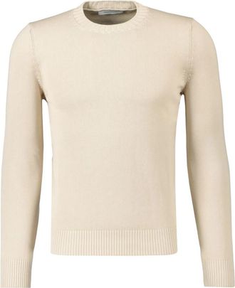 Gran Sasso Beige Trui - Heren - Ronde hals truien - Beige - 3XL - Truien & Vesten