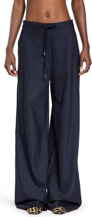 Max Mara WOMAN BLUE TROUSERS