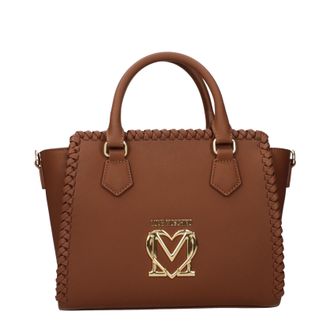 Love Moschino Damens Handtaschen Polyurethan Braun/Camel