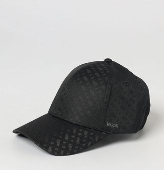 HUGO BOSS Cappello in poliestere con logo jacquard