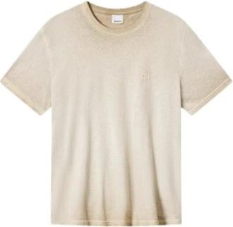 Isabel Marant Honore T-shirt - Heren - T-shirts - Beige - L - Katoen - Tops