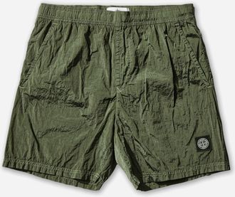 Stone Island Men s Nylon Metal Swim Shorts Military Green