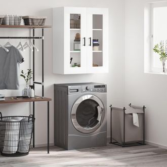 Berkfield Home Wall Mounted Cabinet White 69.5x34x90 cm