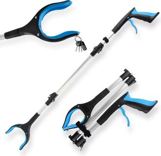 OEM Herramientas De Alcance De 91 Cm, Pinza Telesc&oacute;pica De Aluminio Con Cabezal Giratorio De 360&deg;, Mango Ergon&oacute;mico Y Puntas Magn&eacute;ticas Para La Recolecci&oacute;