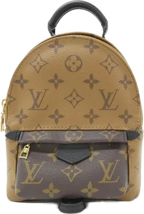 Louis Vuitton Marron Monogram Reverse Coated Canvas Backpack (Pre-Owned)
