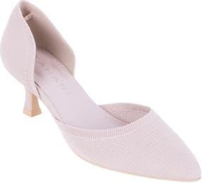 Elie Tahari Moreno Half dOrsay Pump in Natural at Nordstrom Rack, Size 7.5