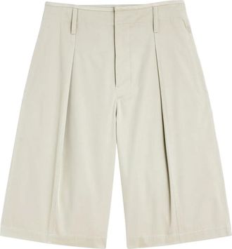 Christophe Lemaire Shorts con pieghe - Toni neutri