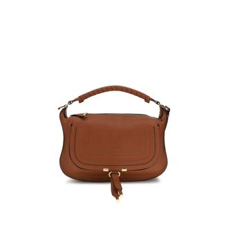 Chlo&eacute; Brown Calf Leather Bos Taurus Shoulder Womens Bag