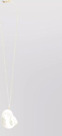 Forte_Forte shell pendant chain link necklace