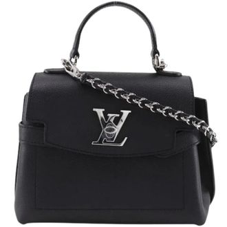 Louis Vuitton Pre-owned Lockme Ever Mini Calfskin 2way bag - Dames - Pre-owned - Zwart - Maat: ONE Size Leer