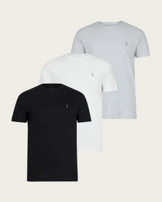 AllSaints Tonic Crew Neck Slim Ramskull T-Shirt
