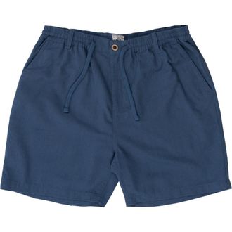 Burnside Linen & Cotton Blend Shorts in Steel Blue at Nordstrom Rack, Size X-Large